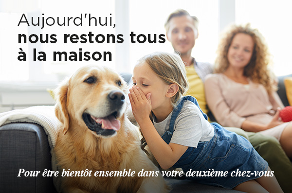 Today we all stay at home, to be together soon at your second home